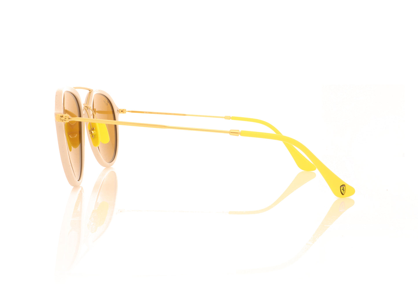 Ray-Ban RB4369M F67033 White Sand Sunglasses - Side