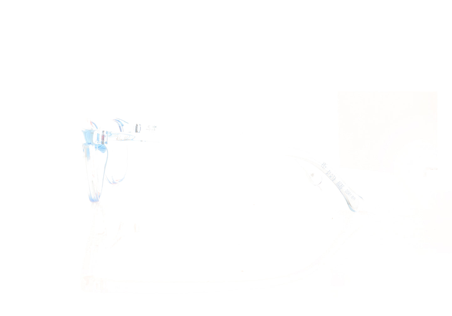 Ray-Ban 0RY1900 3836 Transparent Light Blue Glasses - Side