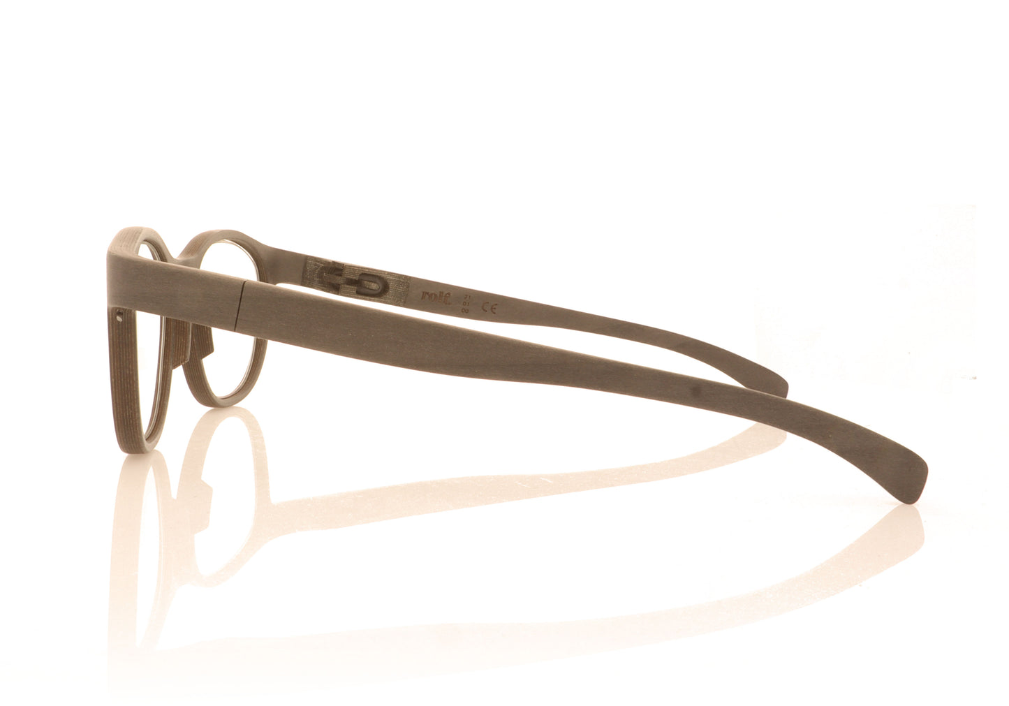 ROLF Spectacles Anglia 97 Dark Brown Glasses - Side