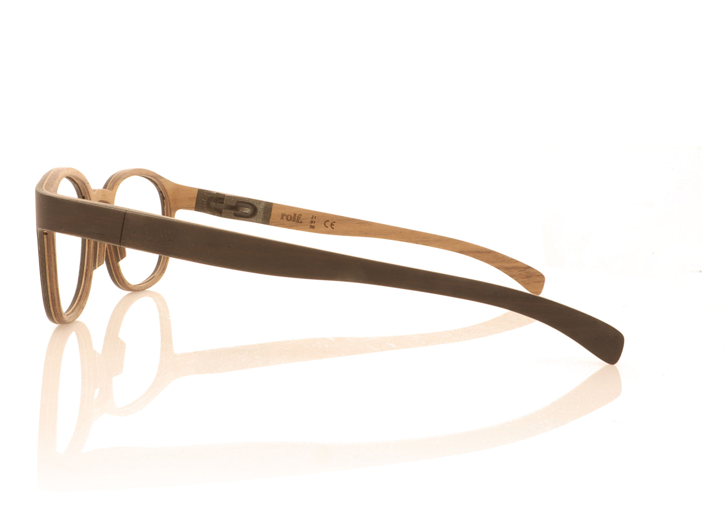 ROLF Spectacles Landaulet 93 Brown Glasses - Side