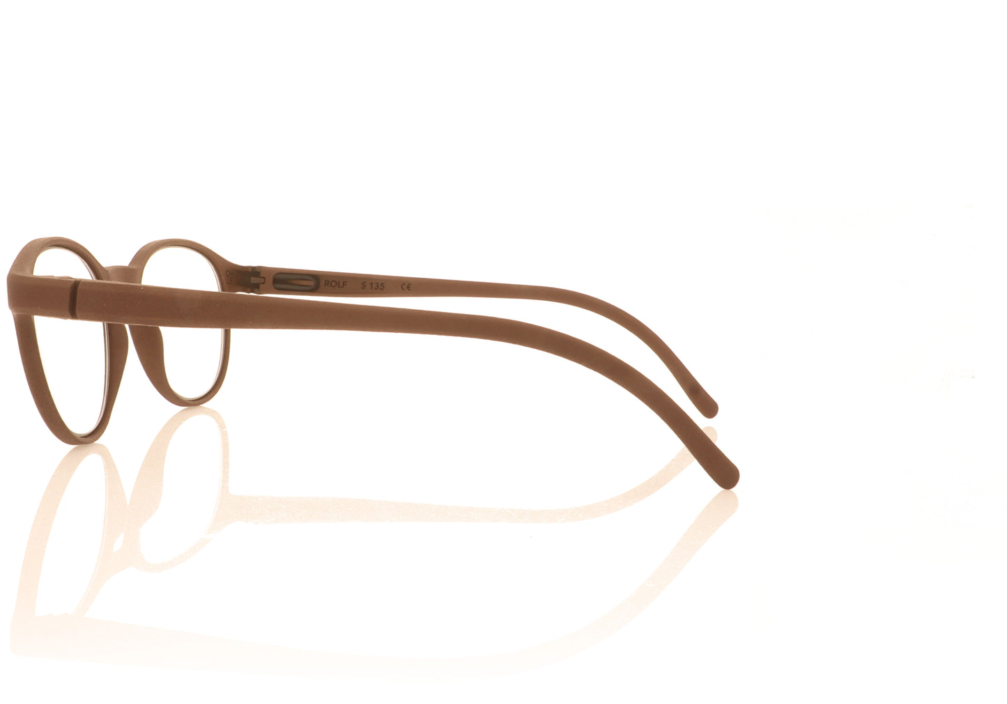 ROLF Spectacles Ohle BRN Brown Glasses - Side