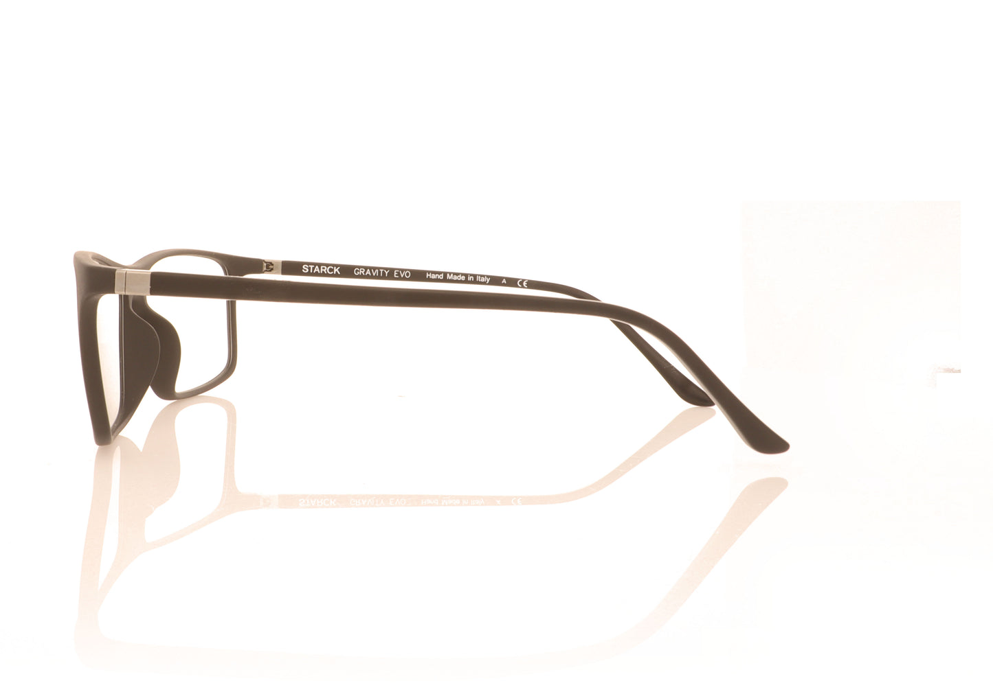 Starck Pl1240 21 Matt Black Glasses - Side