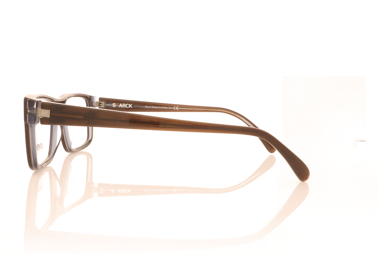 Starck 0SH3046 4 Brown Avio Glasses - Side