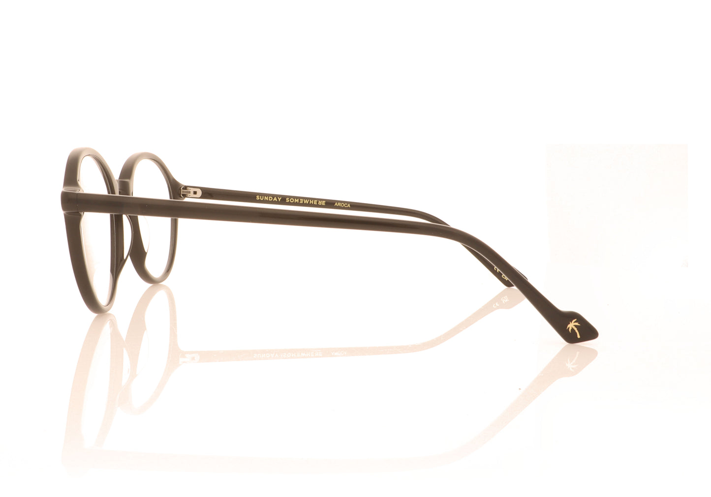 Sunday Somewhere q OPT014 C1 Black Glasses - Side