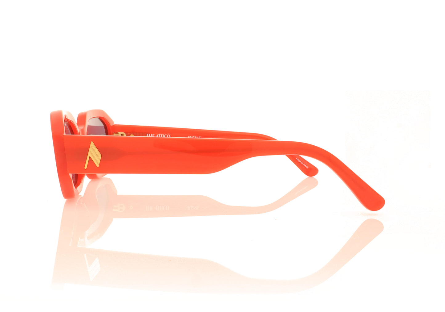 The Attico Irene C7 Red Sunglasses - Side
