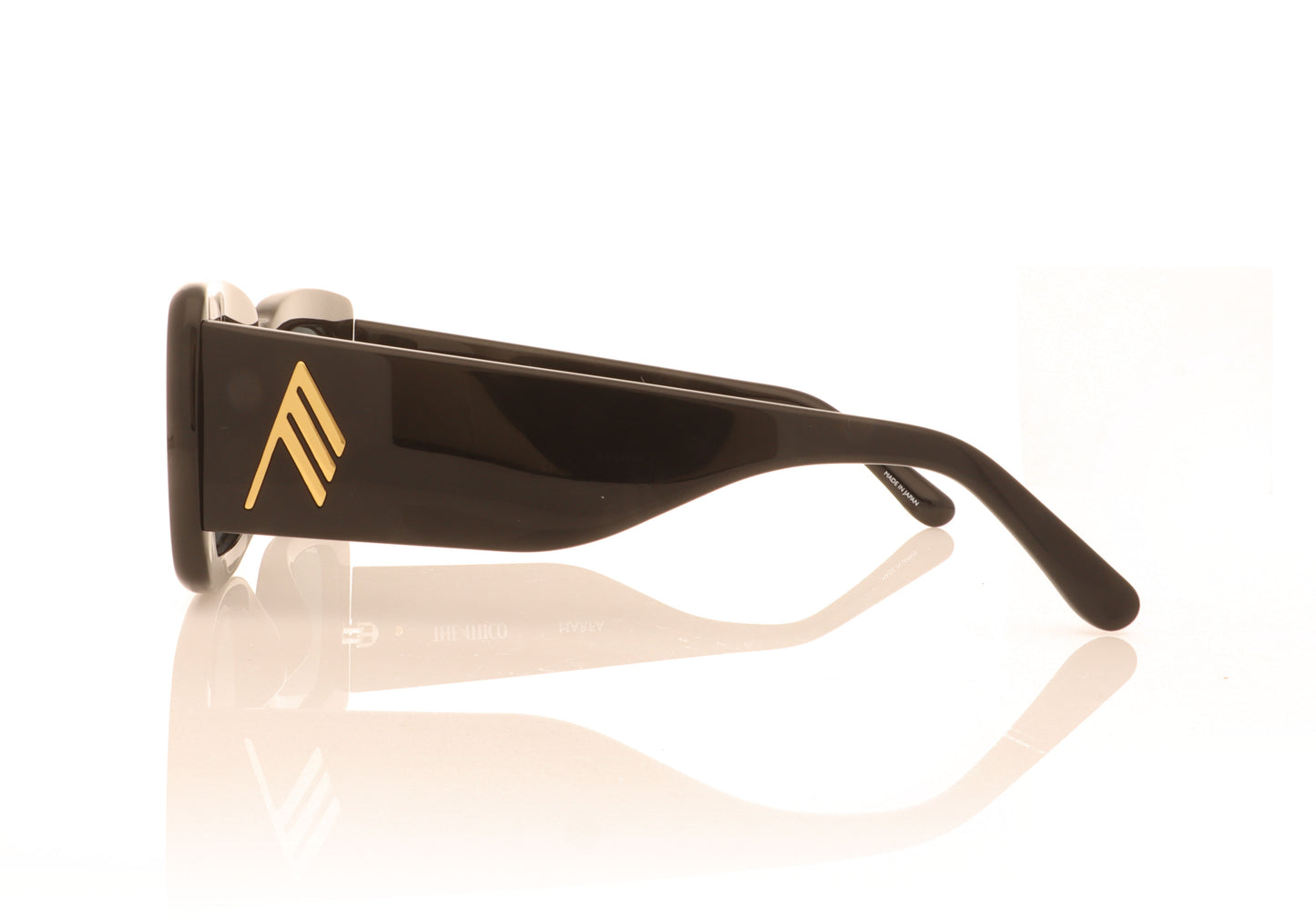 The Attico Marfa C1 Black Sunglasses - Side