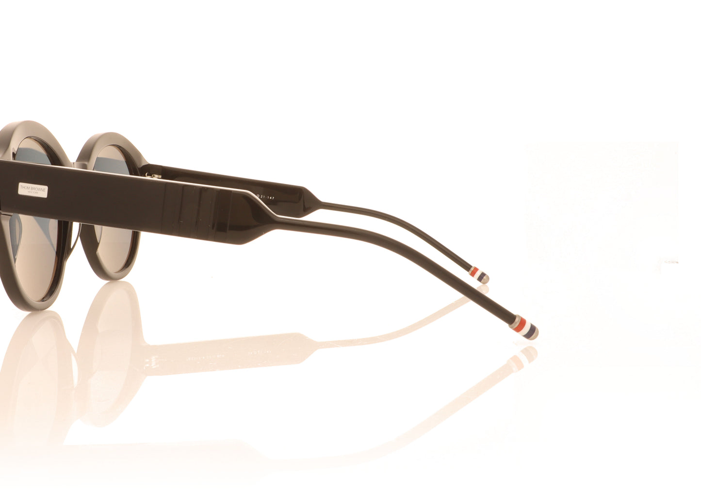 Thom Browne TB-717 01 Black Sunglasses - Side