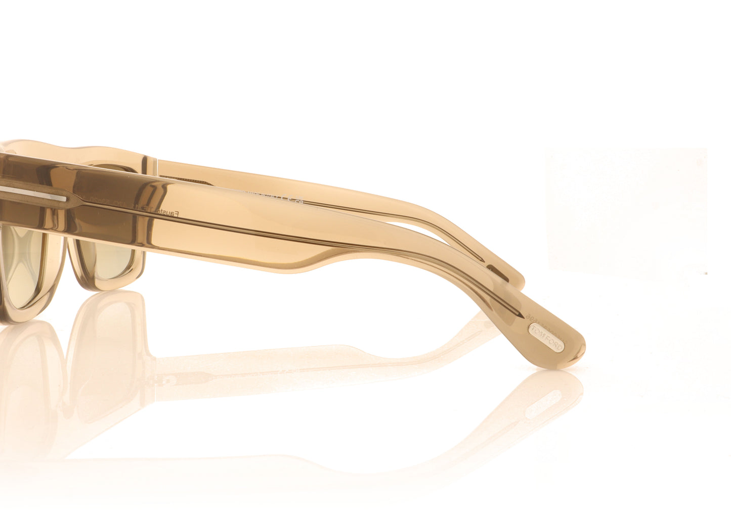 Tom Ford TF0711 FT07115301A Crystal Grey 47Q Sunglasses - Side