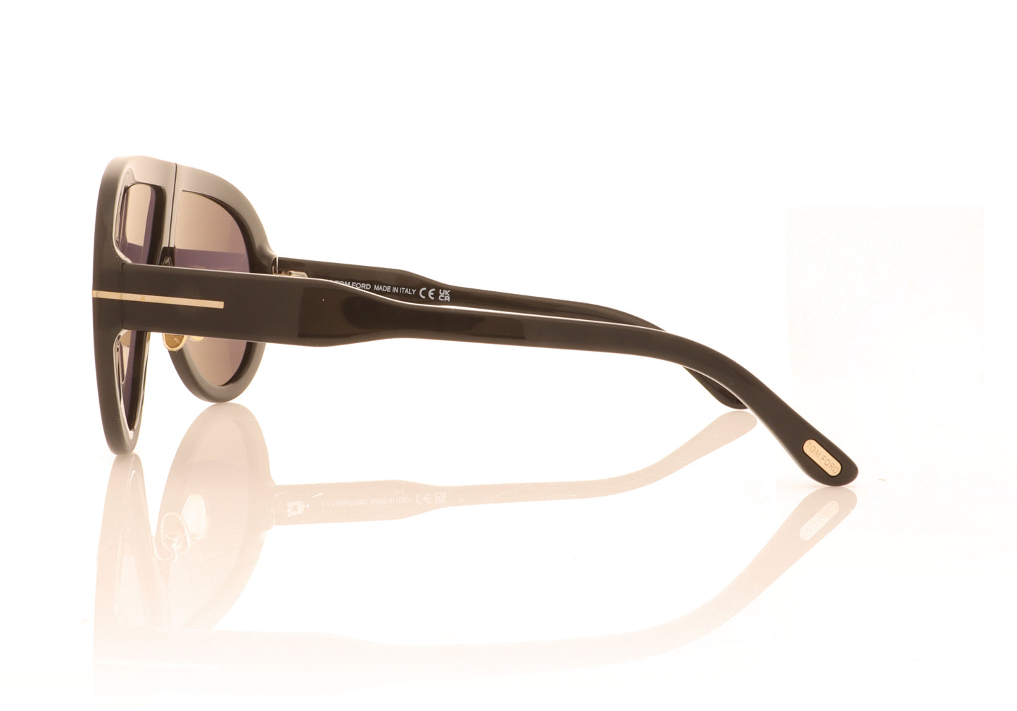 Tom Ford FT0836/S 01A Black Sunglasses - Side