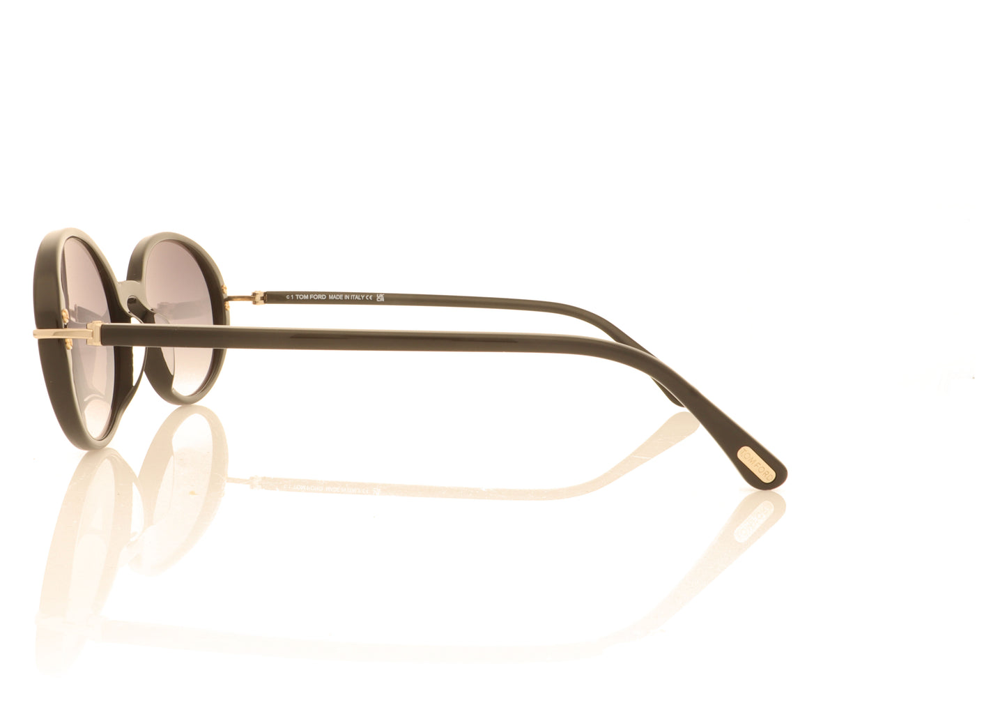 Tom Ford Raquel TF 922 01B Black Sunglasses - Side