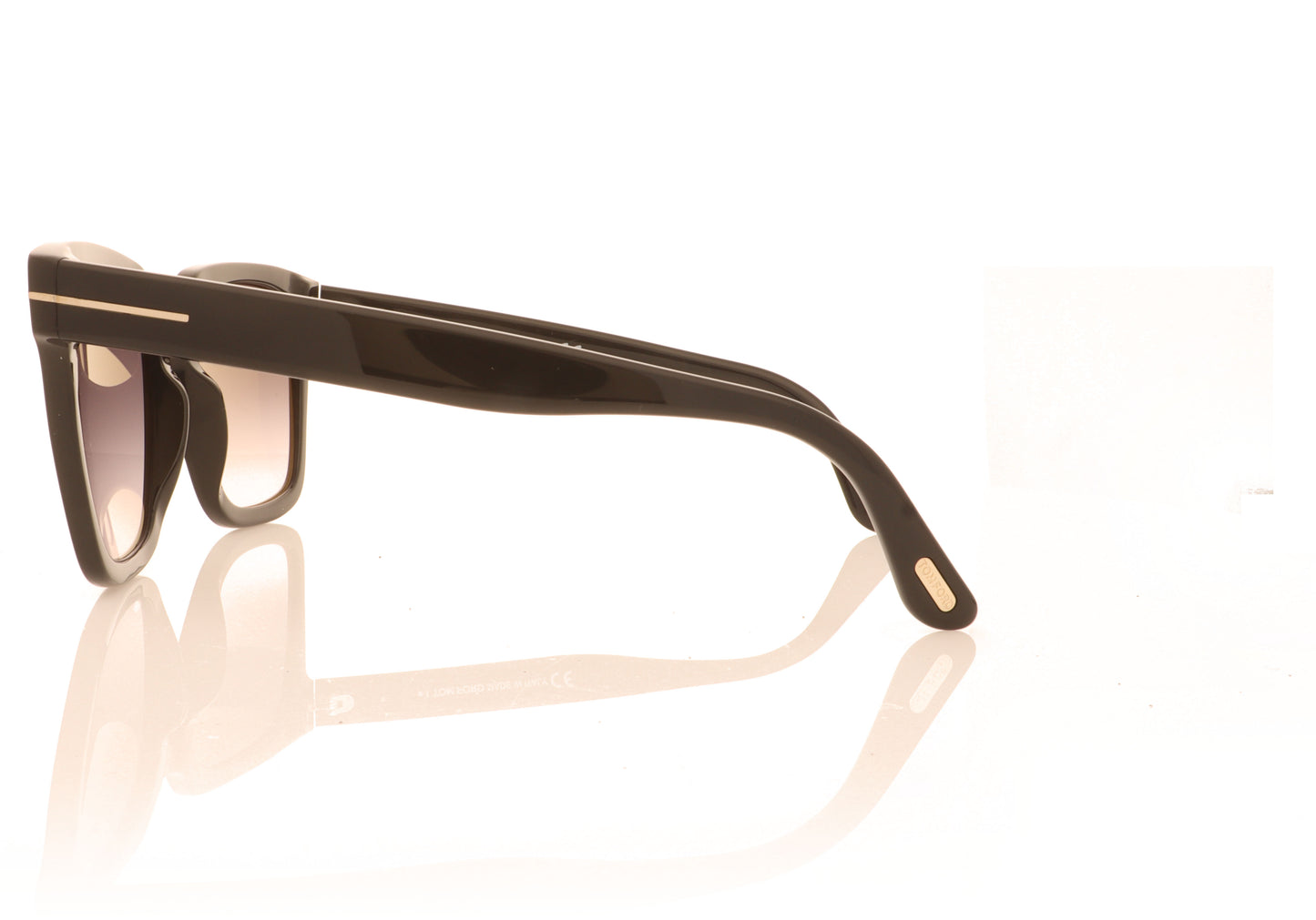 Tom Ford Selby TF952 01B Black Sunglasses - Side