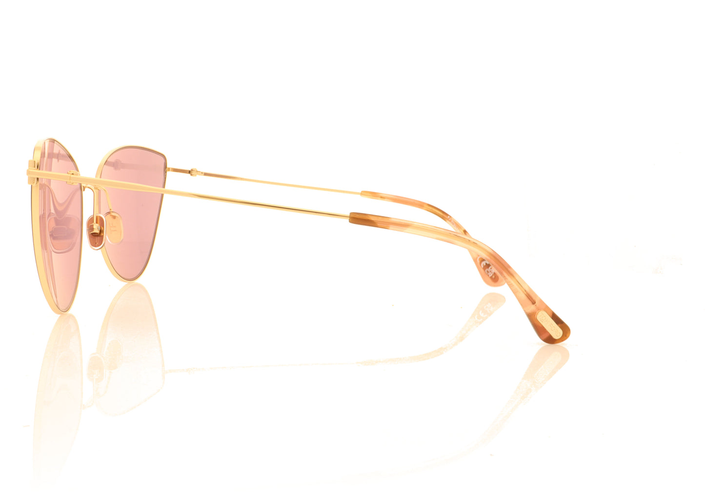 Tom Ford FT1005/S 28Z Gold Sunglasses - Side