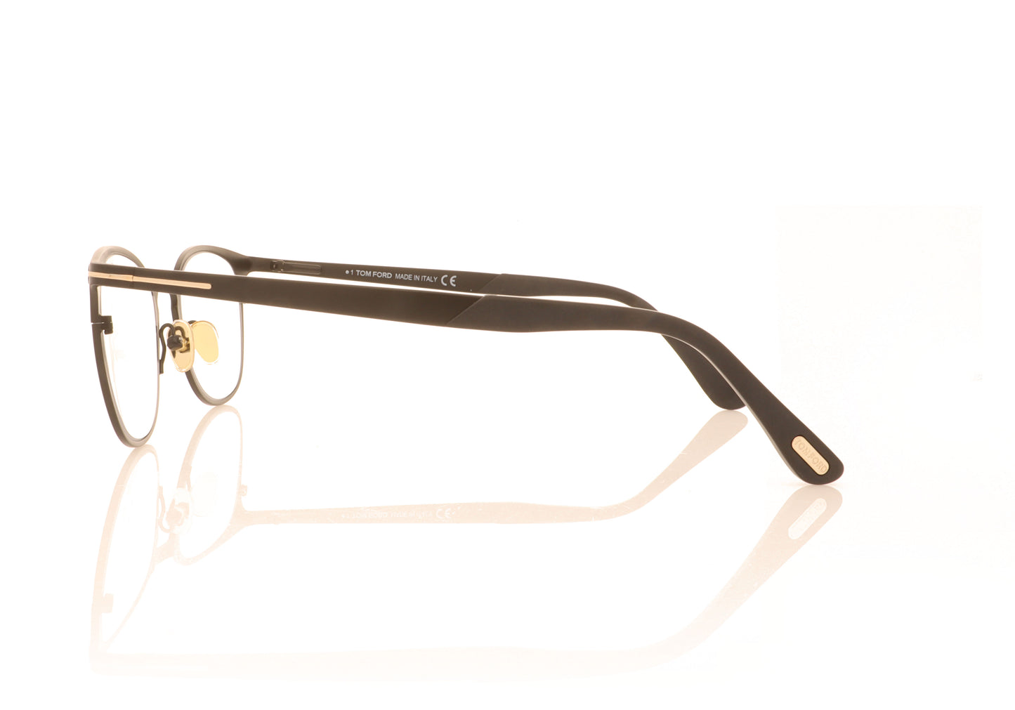 Tom Ford TF5732-B 002 Black Glasses - Side