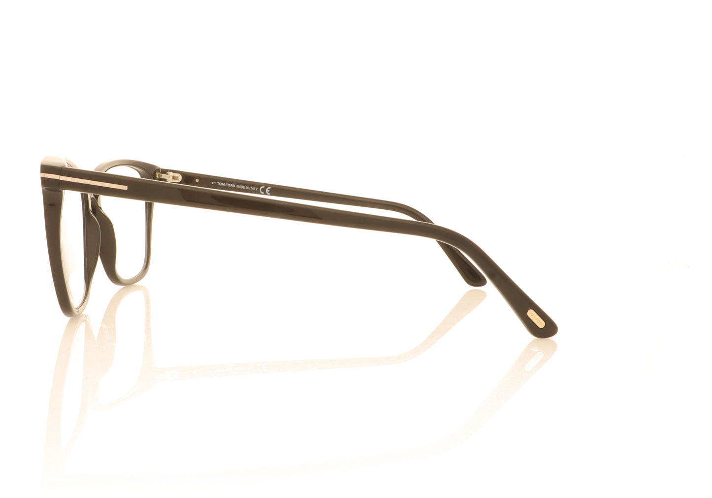 Tom Ford TF5762-B 001 Black Glasses - Side