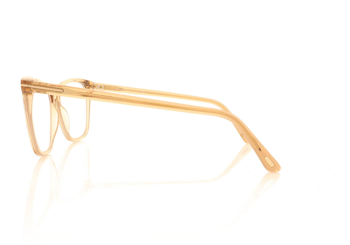 Tom Ford TF5762-B 045 Brown Glasses - Side