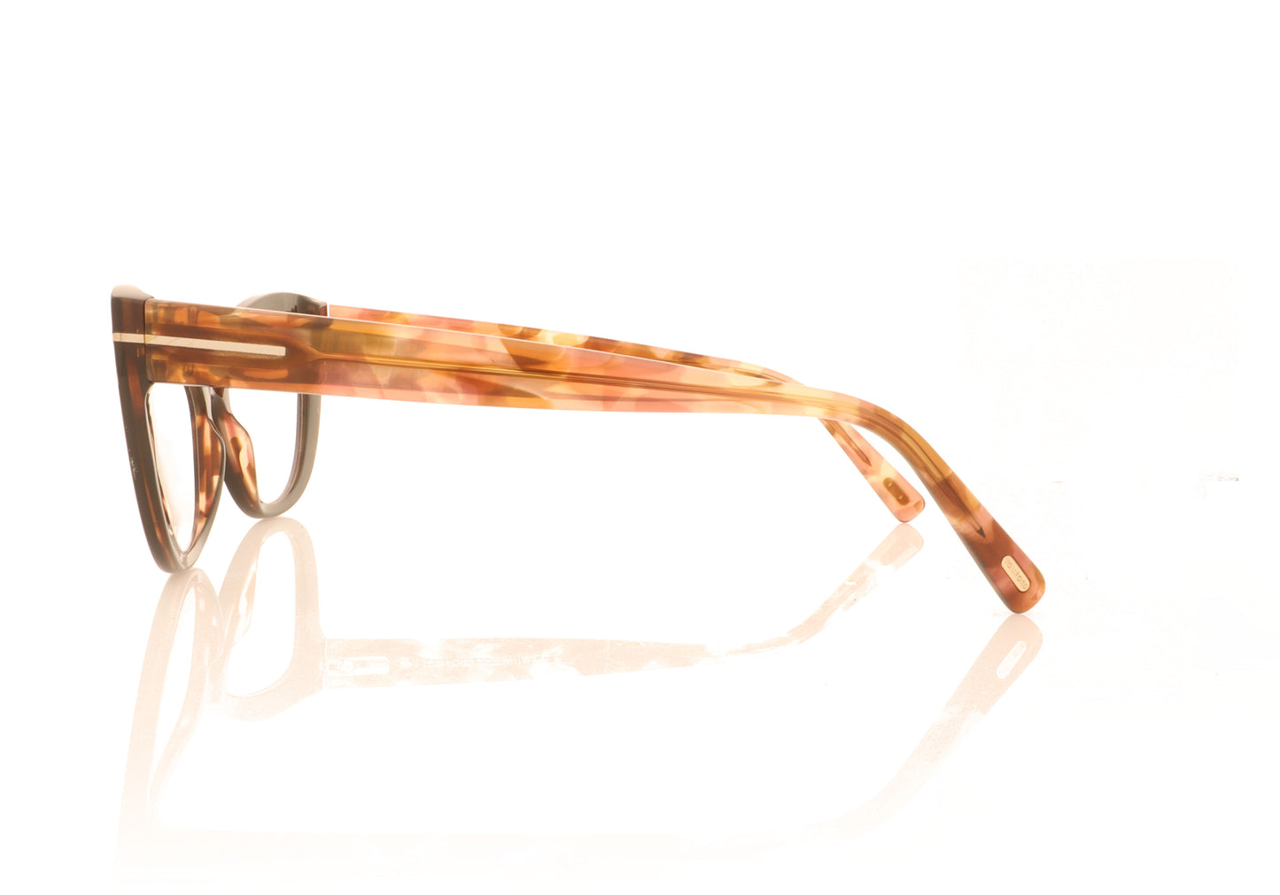 Tom Ford TF5765 005 Tortoise Glasses - Side