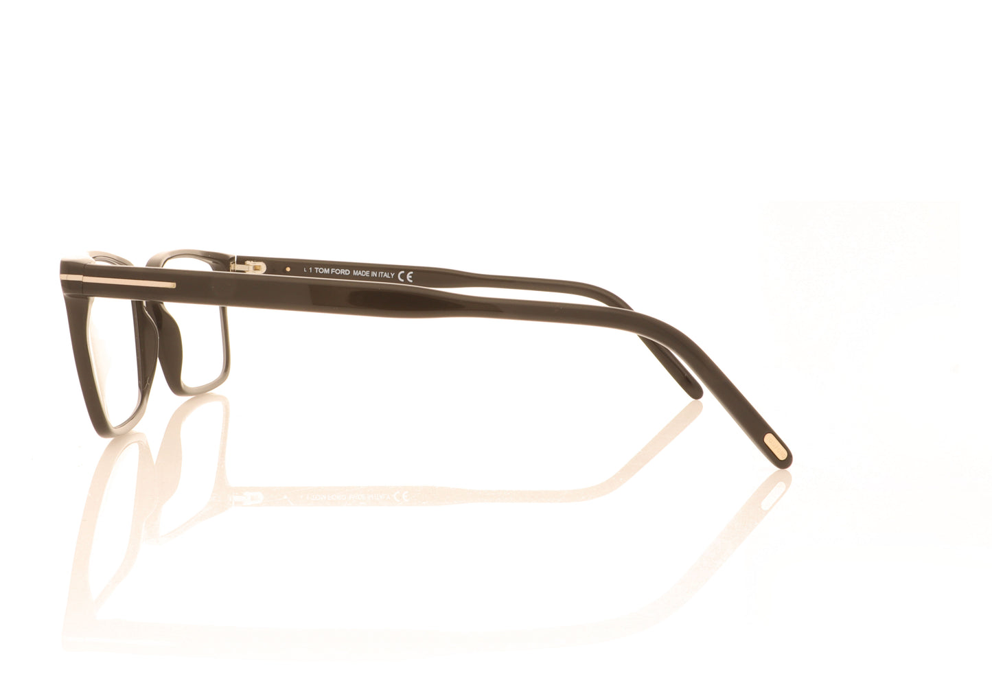 Tom Ford TF5802 001 Black Glasses - Side