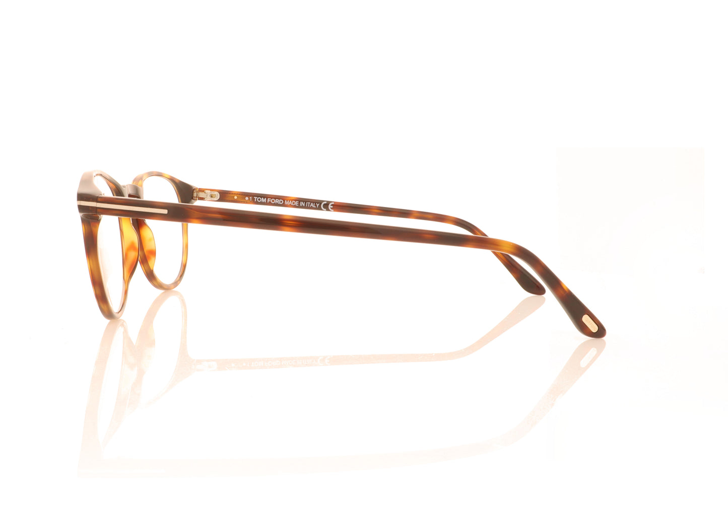 Tom Ford TF5803 054 Tortoise Glasses - Side