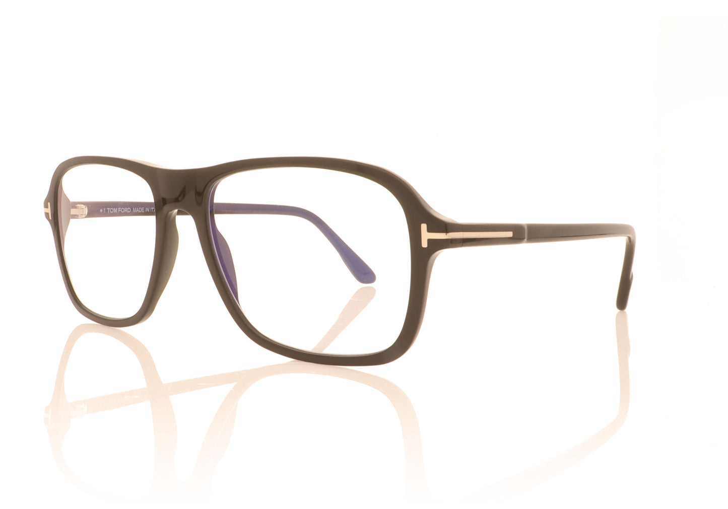 Tom Ford TF5806 001 Black Glasses - Angle