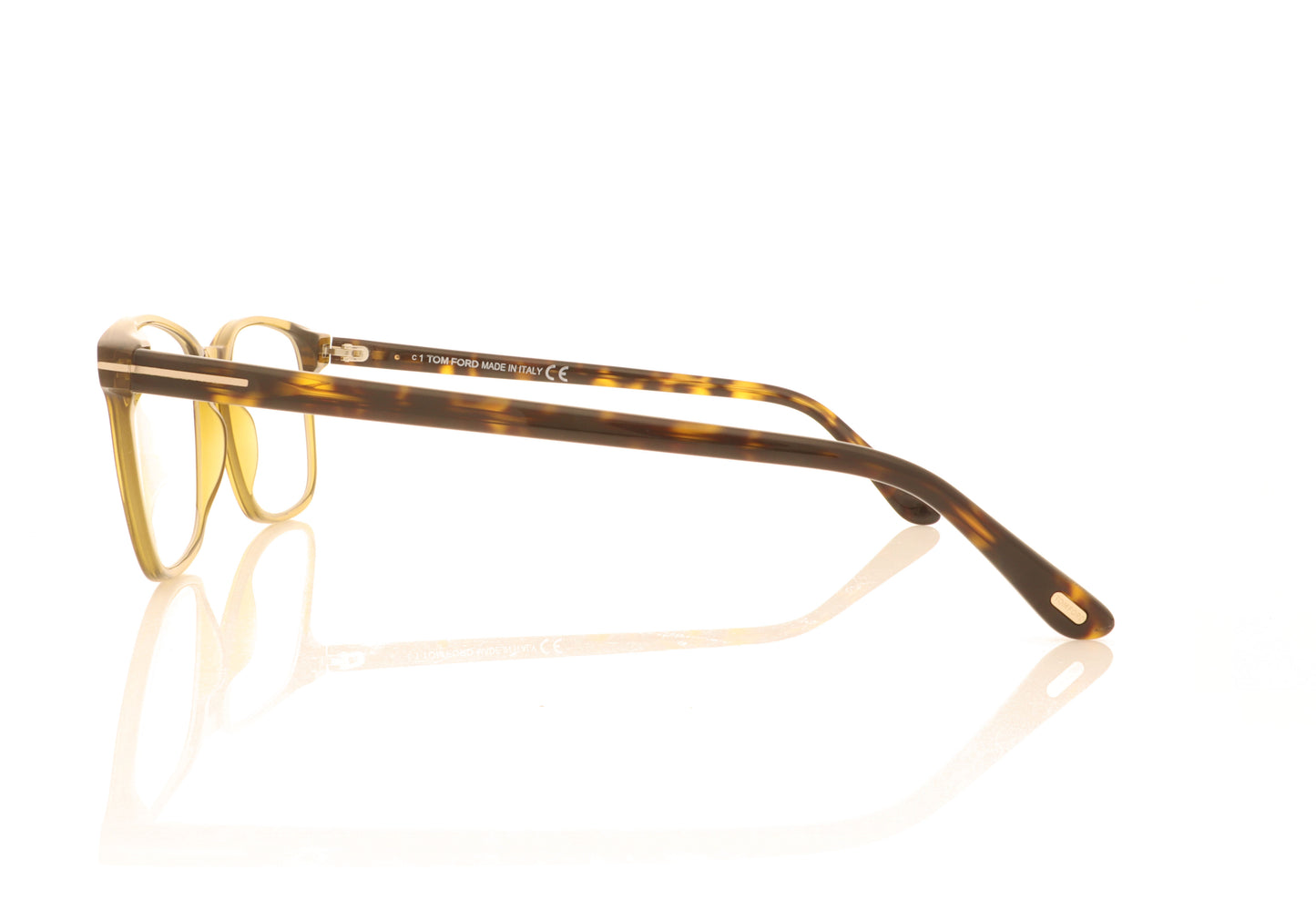 Tom Ford TF5831 096 Green Glasses - Side