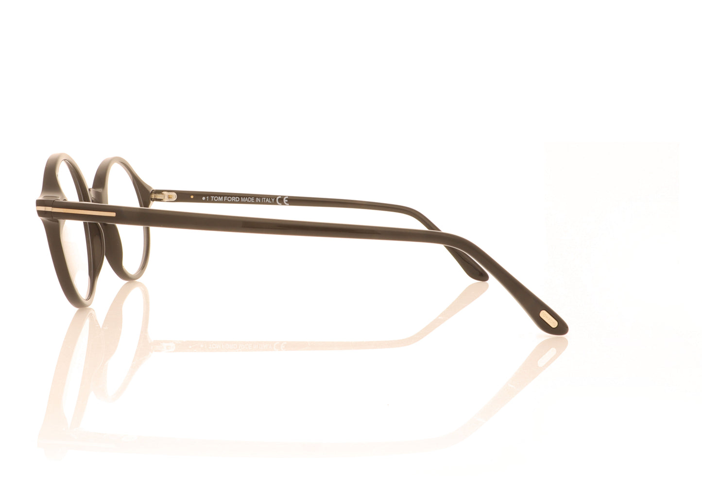 Tom Ford FT5834-B/V 001 Black Glasses - Side