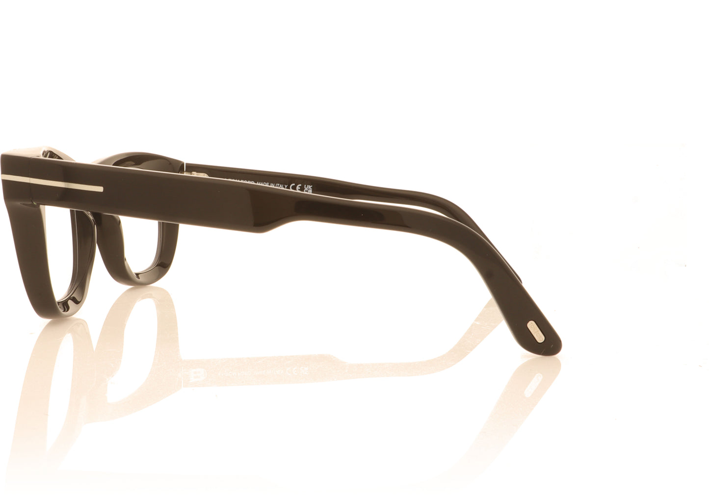 Tom Ford FT5872 001 Black Glasses - Side