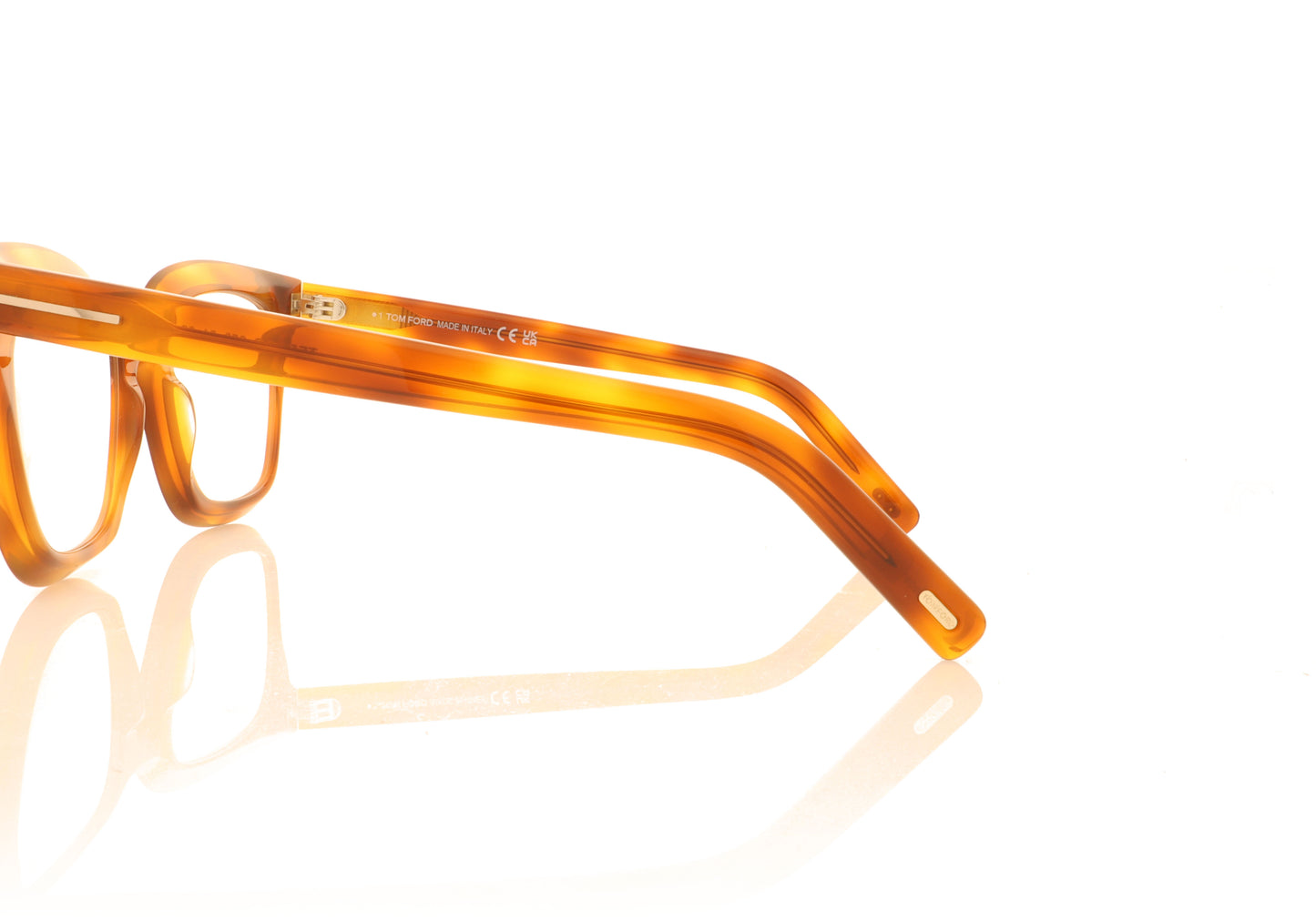 Tom Ford FT5880 053 Tortoise Glasses - Side
