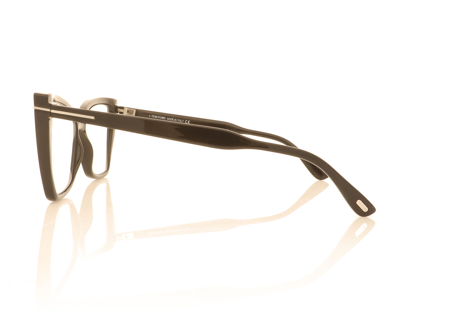 Tom Ford TF5844 001 Black Glasses - Side