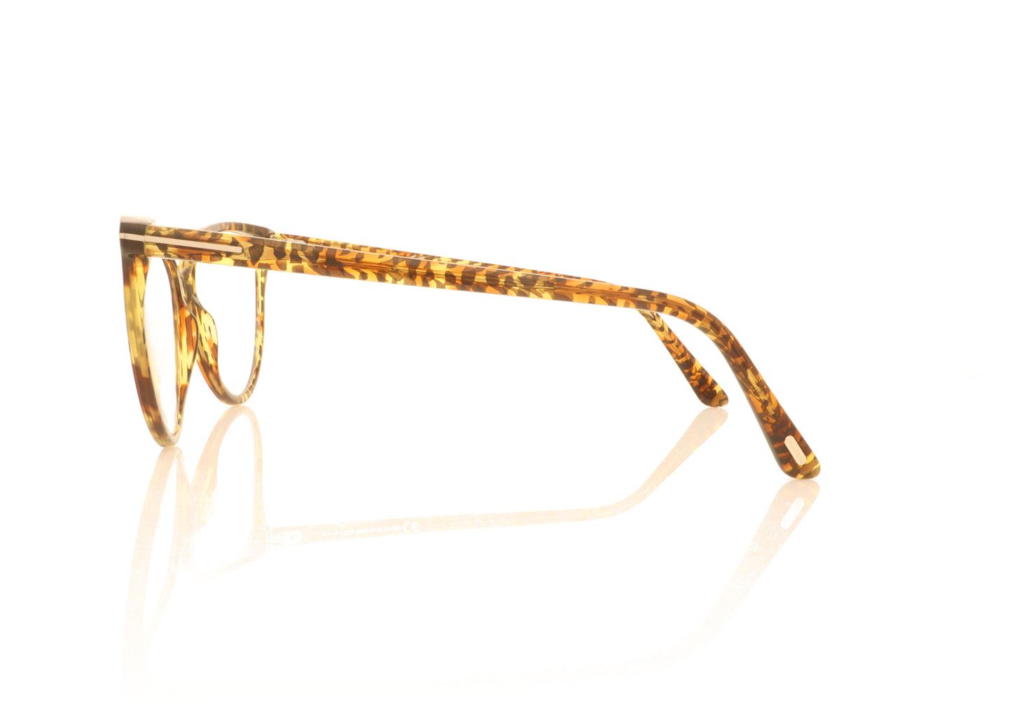 Tom Ford FT5743-B/V TF5743 056 Tortoise Glasses - Side