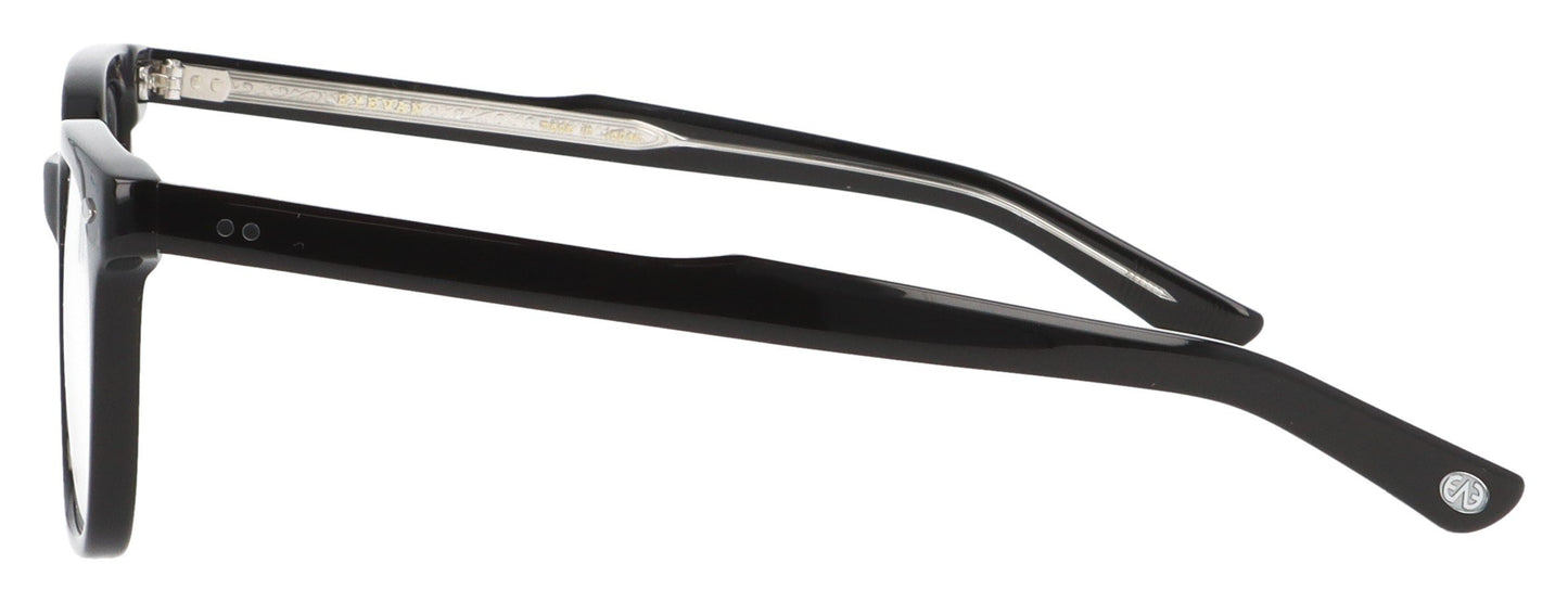 Eyevan 7285 Markham PBK Polished Black Glasses - Side
