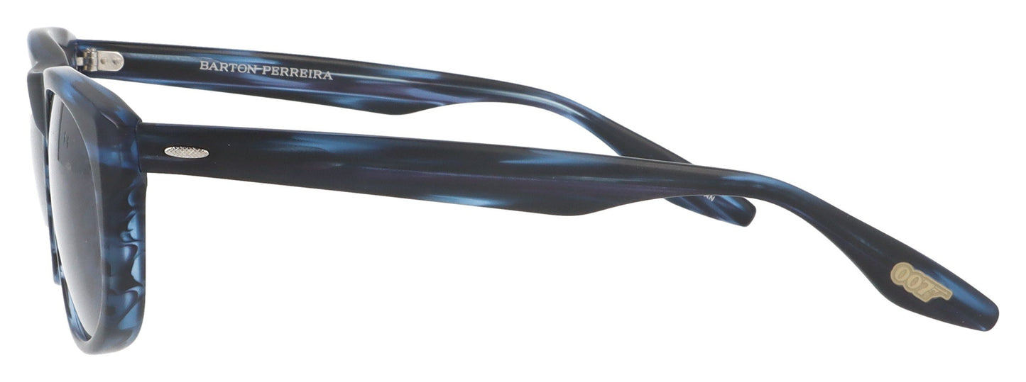 Barton Perreira Goldfinger MB1 Midnight Blue Sunglasses - Side