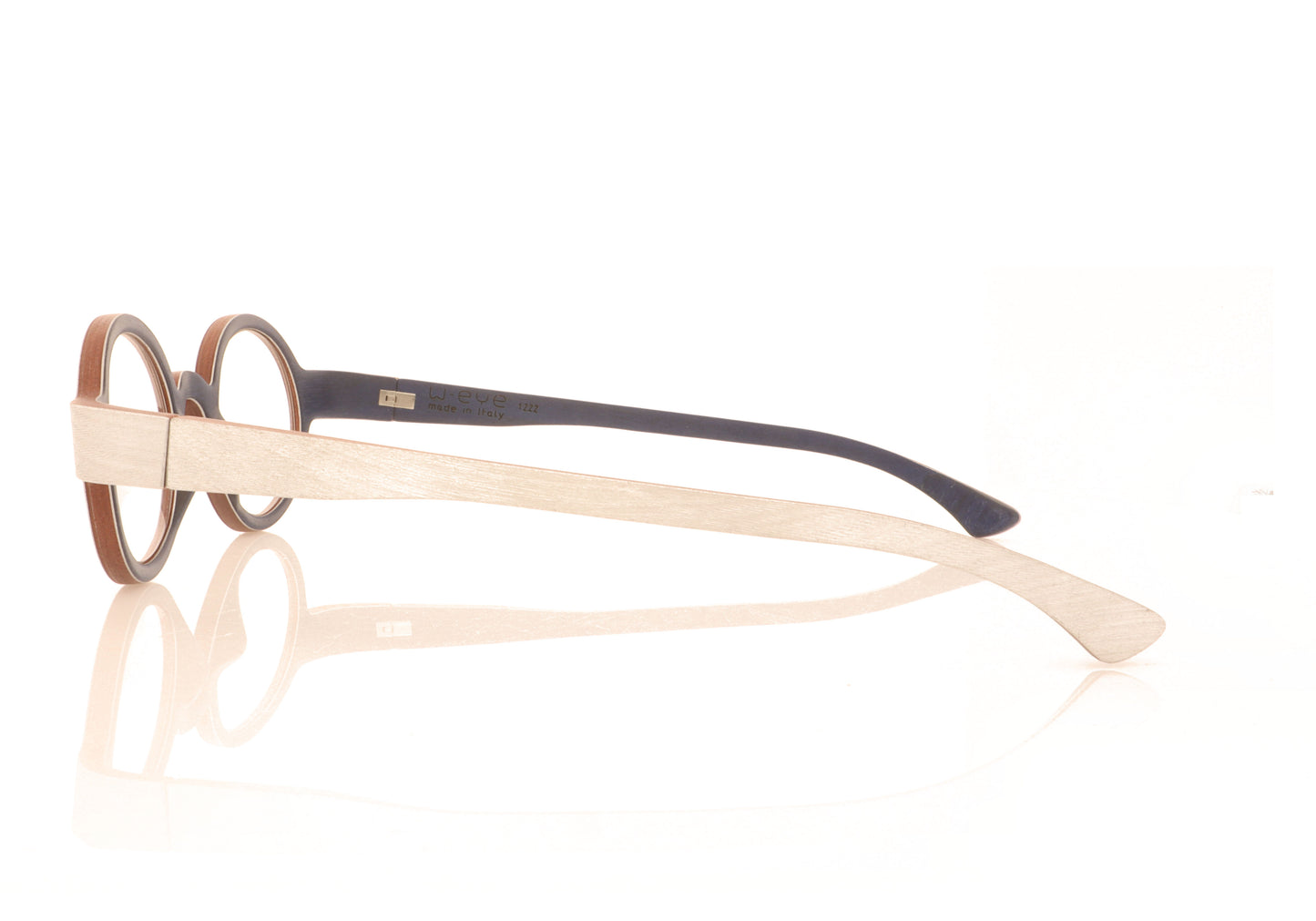 W-eye Y12 20M Silver Glasses - Side