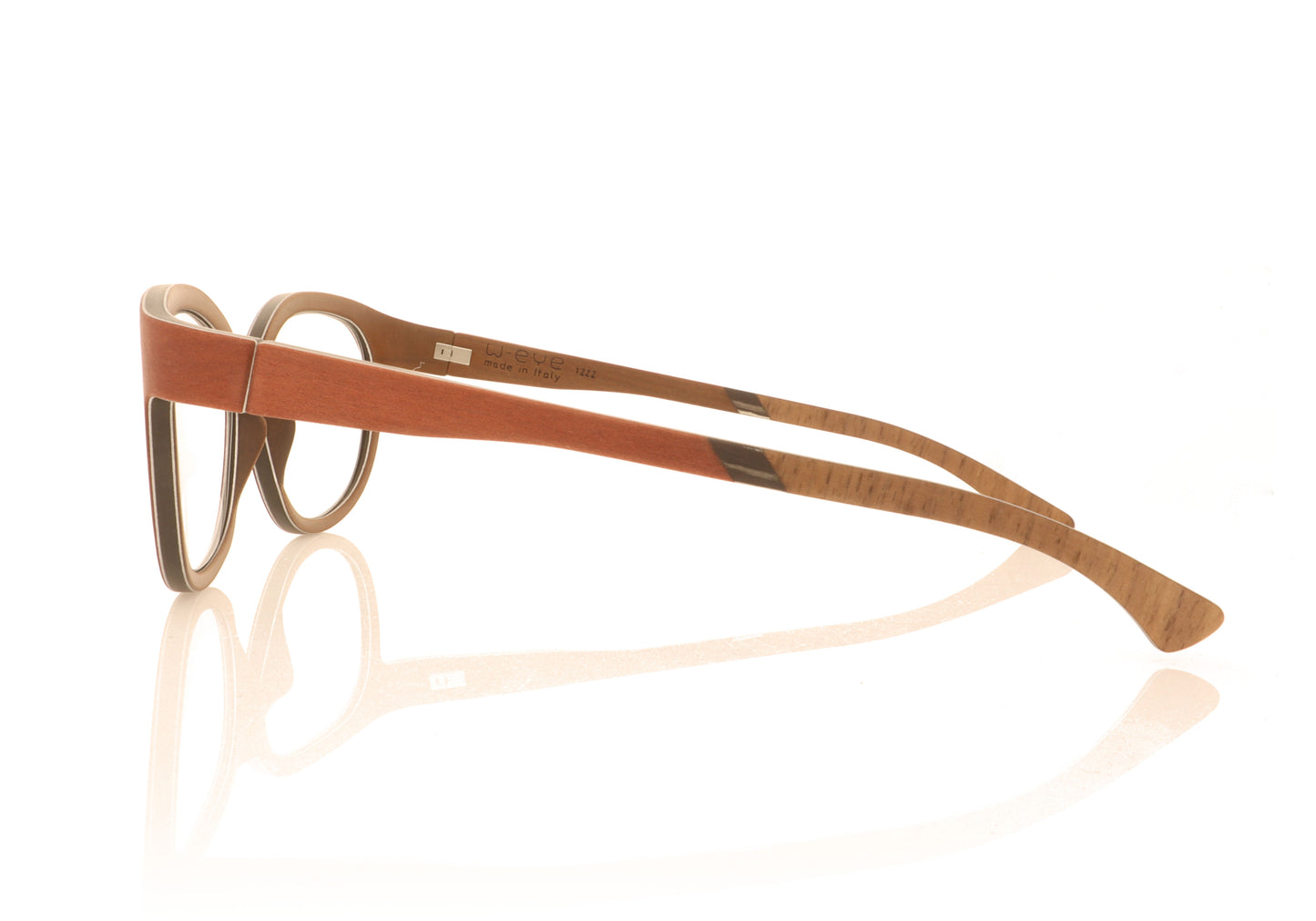 W-eye YT 16M Red Glasses - Side