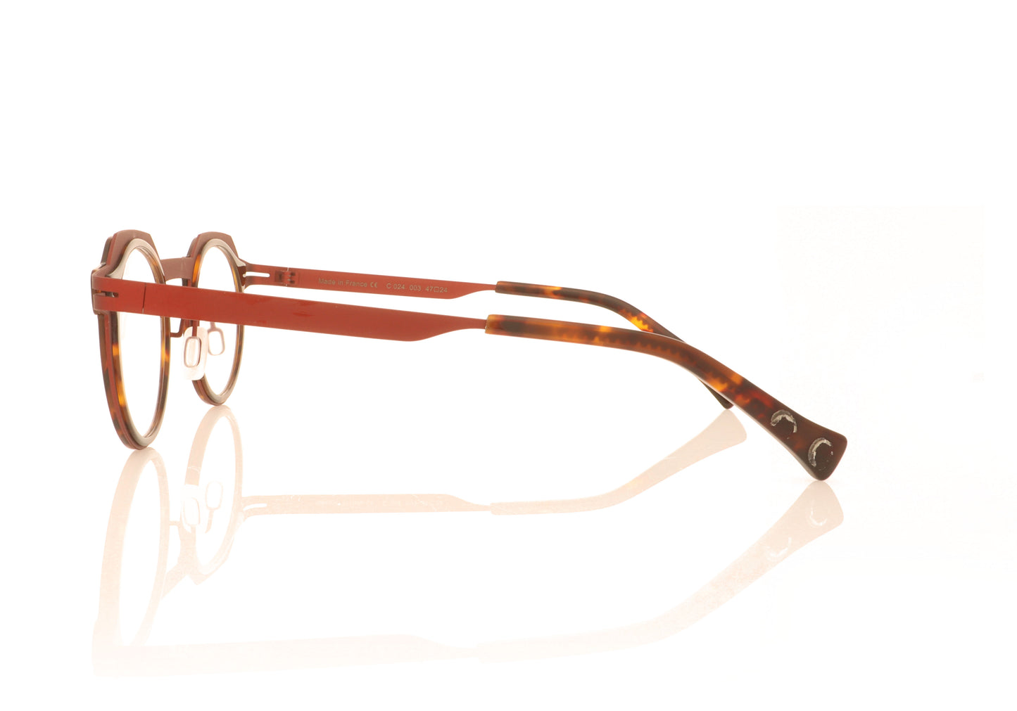 XIT Eyewear C 024 003 Tortoise Red Glasses - Side