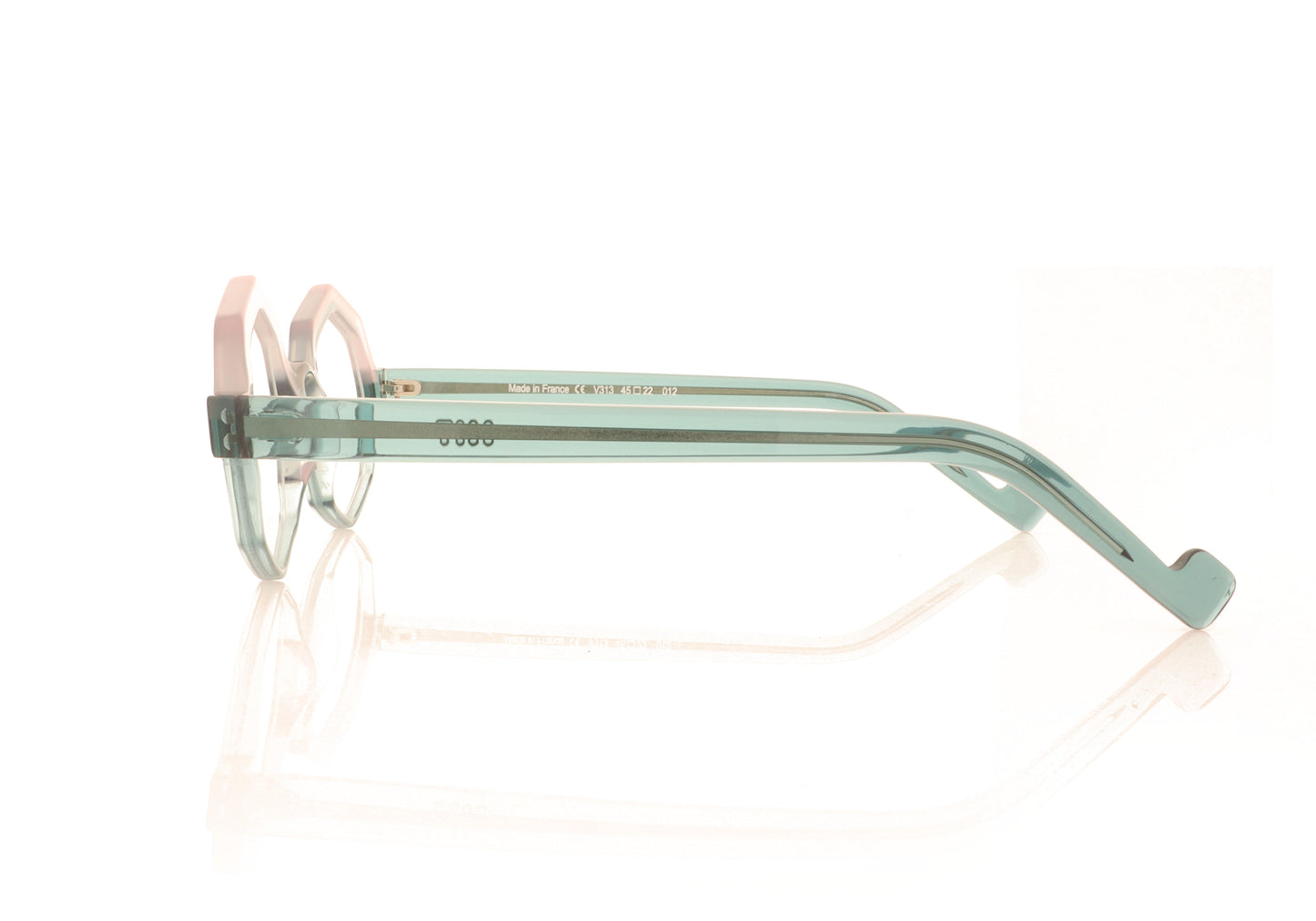 XIT Eyewear 313 012 Blue Pink Glasses - Side