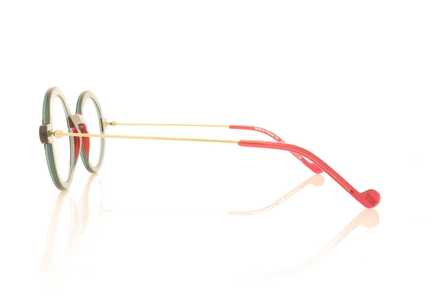 XIT Eyewear 420 012 Green Purple Glasses - Side