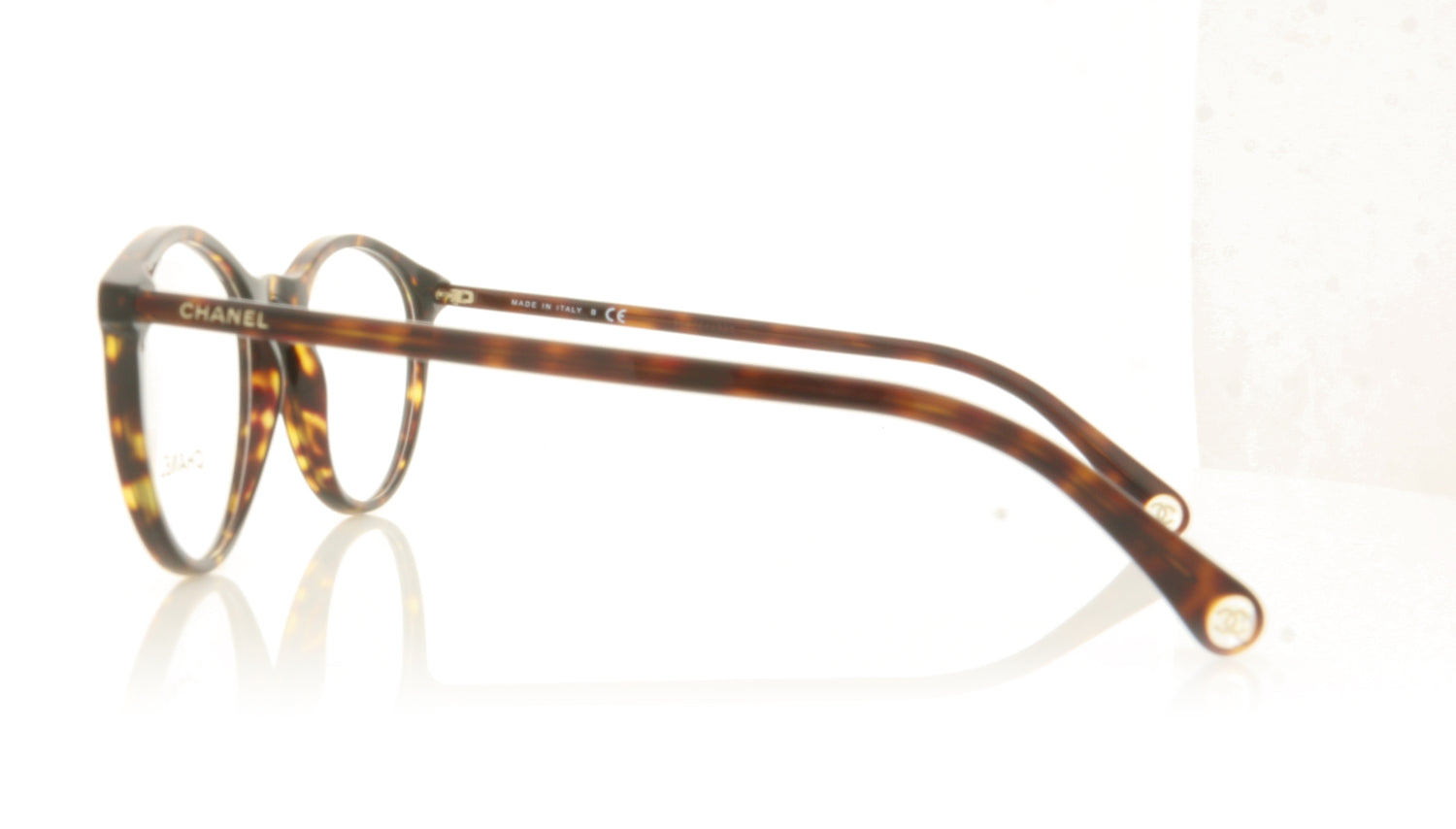 Chanel 0CH3413 C714 Havana Glasses - Side