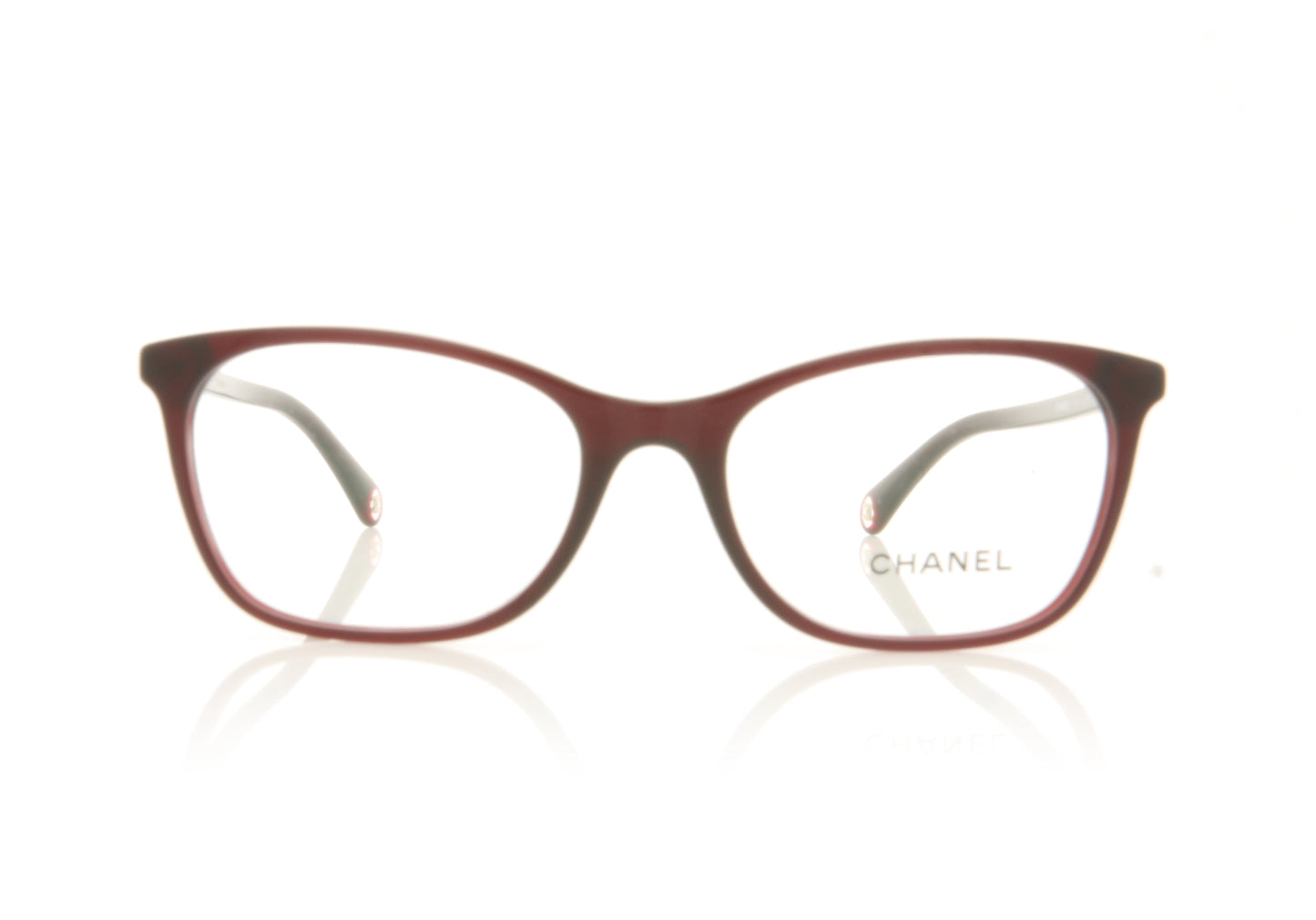 Chanel 0CH3414 C1673 Red Glasses - Front