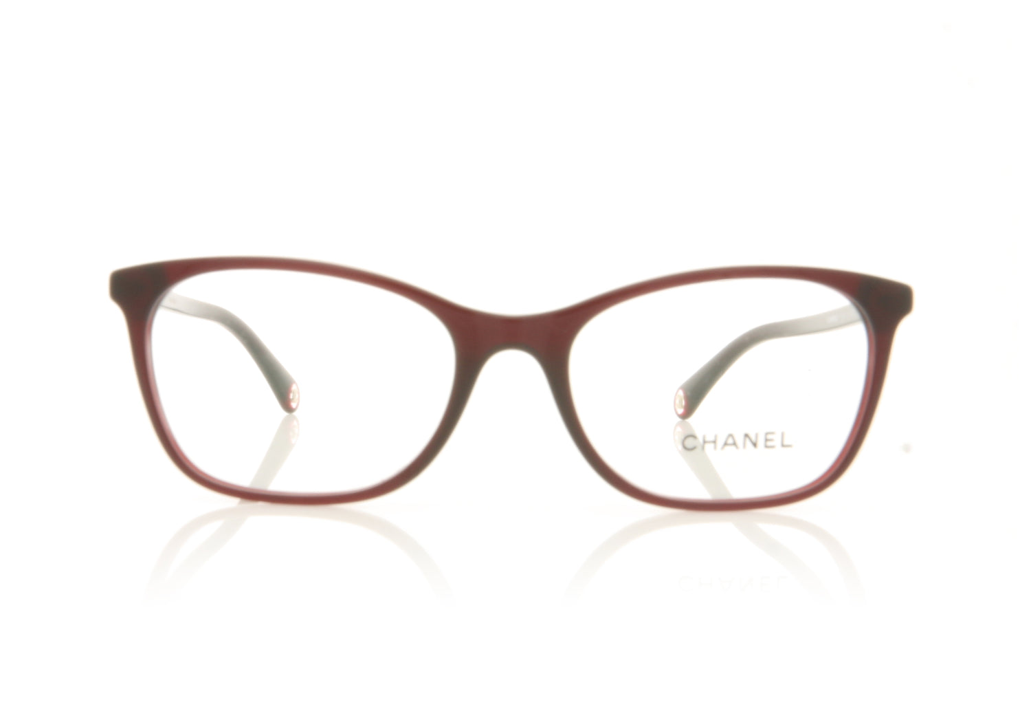Chanel 0CH3414 C1673 Red Glasses - Front