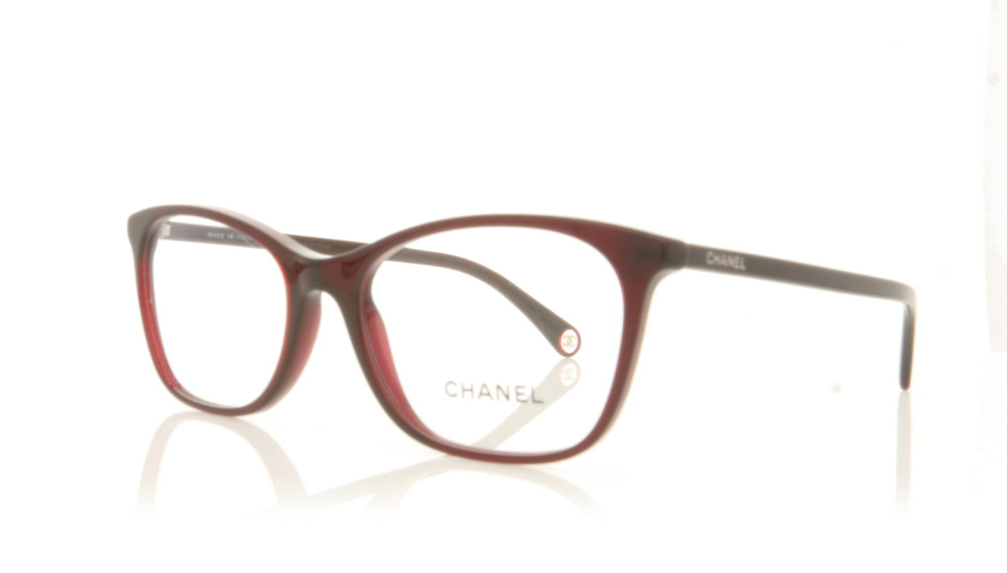 Chanel 0CH3414 C1673 Red Glasses - Angle