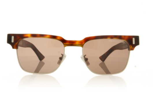 Cutler and Gross 1332 2 Tortoise Sunglasses - Front
