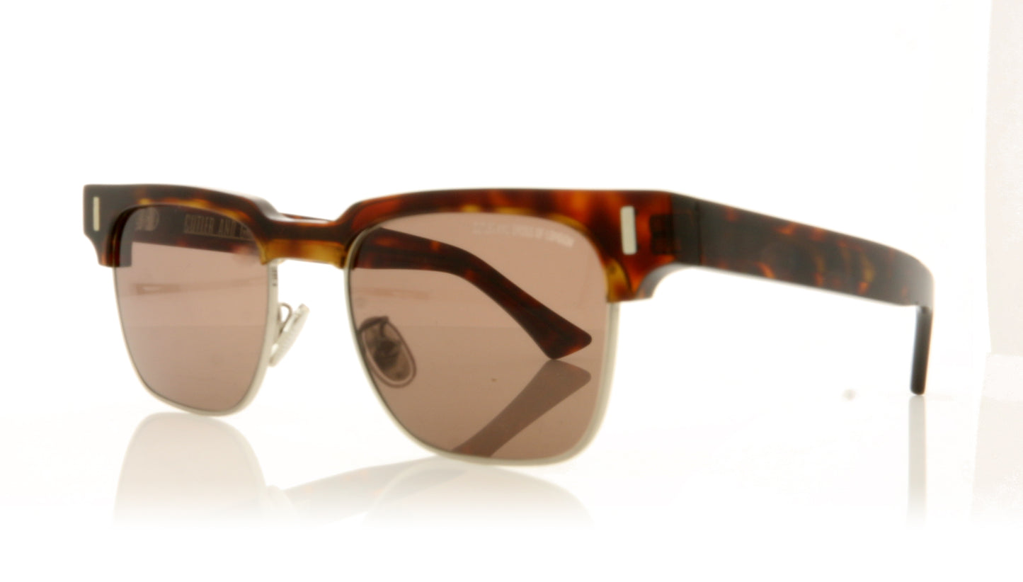 Cutler and Gross 1332 2 Tortoise Sunglasses - Angle