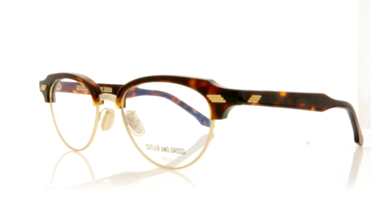 Cutler and Gross 1335 3 Tort Glasses - Angle