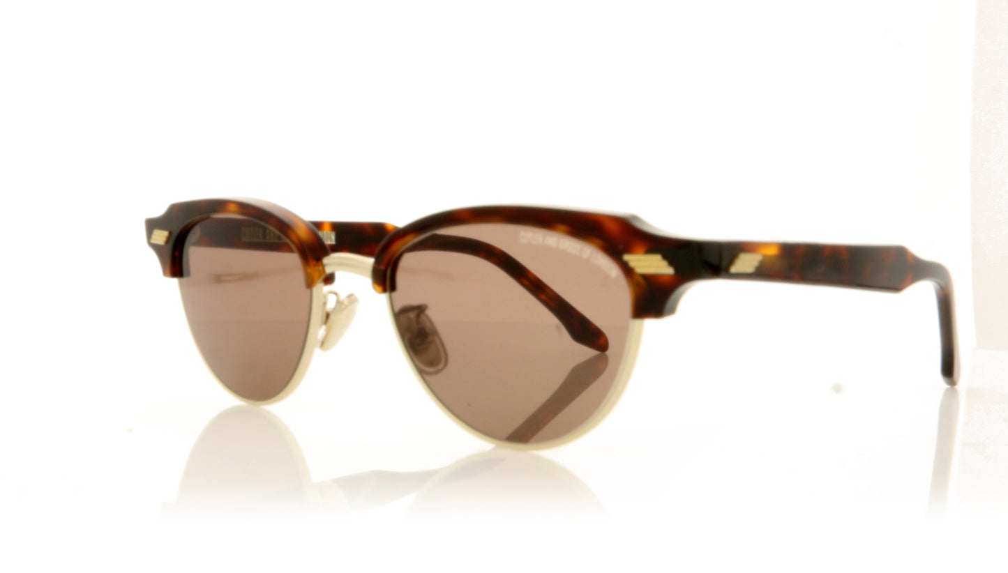 Cutler and Gross 1335 4 Tort Sunglasses - Angle