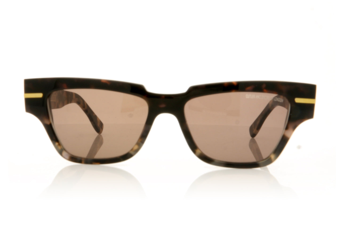 Cutler and Gross 1349 4 Brown Sunglasses - Front