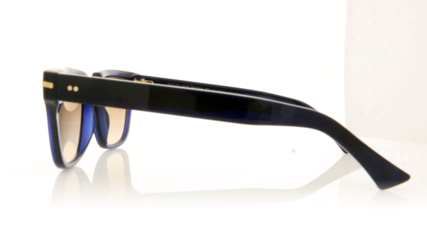 Cutler and Gross 1355 6 Navy Sunglasses - Side