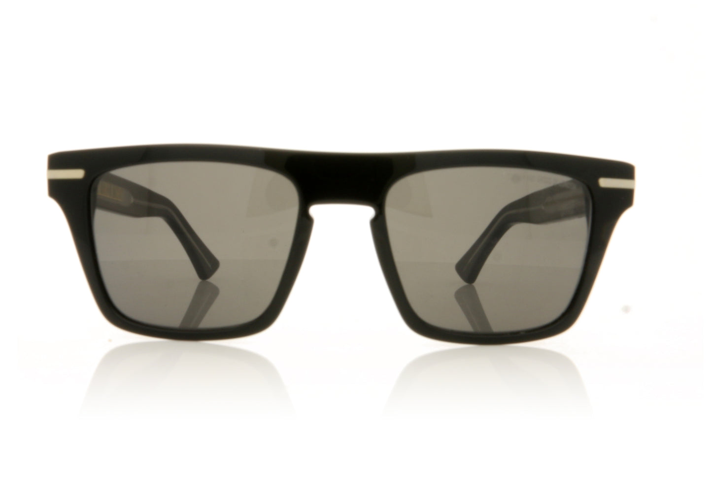 Cutler and Gross 1357 1 Black Sunglasses - Front