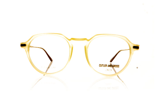 Cutler and Gross CG1302 5 Matte Clear Glasses - Front