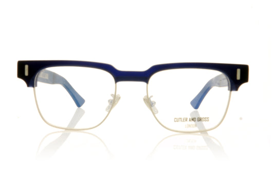 Cutler and Gross CG1332 4 Navy Glasses - Front