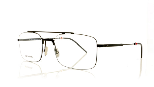 Dior Homme DIOR0230 3 Matte Black Glasses - Angle